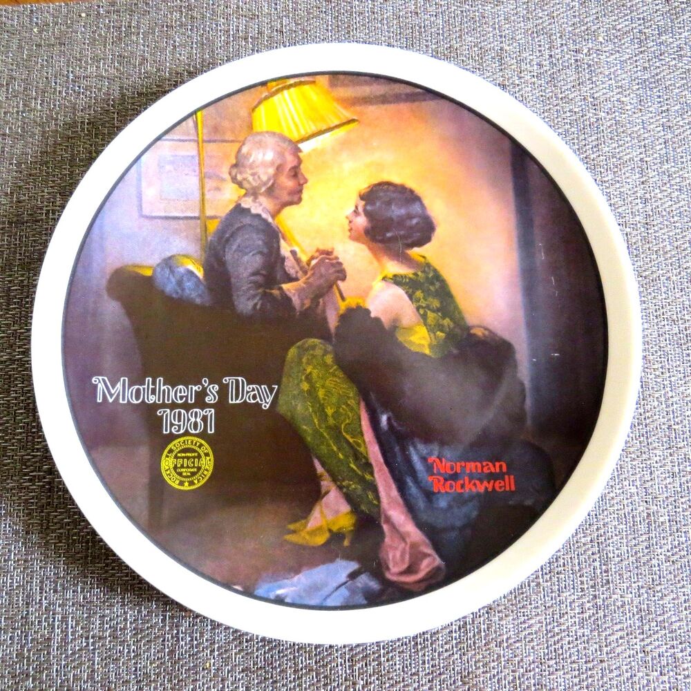 Norman Rockwell Vtg 1981 "Mother's Day" Ltd Edition Collector's Plate EUC